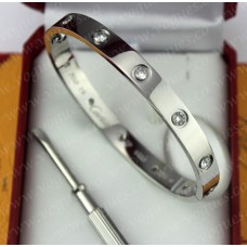 Cartier Love karkötő fehérarany 10 gyémánttal