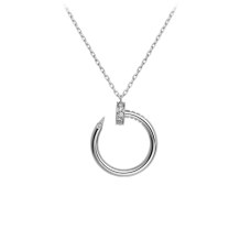 Cartier Juste Un Clou nyaklánc fehér arany gyémántok