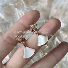 Bvlgari Divas Dream fülbevaló gyöngyház gyémántokkal