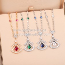 Bvlgari Divas Dream áttört elemekből álló nyaklánc gyémántokkal