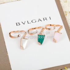 Bvlgari Gelati gyűrű rozéaranyból készült kövekkel és gyémántokkal tökéletes
