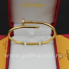 Cartier Juste Un Clou karkötő sárga arany gyémántok