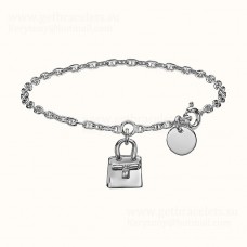 Hermès Birkin karkötő ezüst színben, amerikai akció