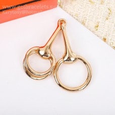 Hermès Mors sálgyűrű/csat rozéaranyban