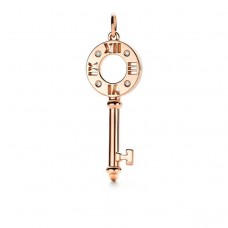 Tiffany Keys Atlas Rose Gold áttört kulcstartós nyaklánc tónusú brit ár