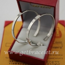 Cartier Love fülbevaló fehérarany B8028300