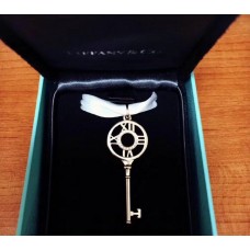 Tiffany Atlas Keys ezüst/rózsaszín arany medál nyaklánc kirakott