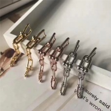 Tiffany Hardwear Összekötő Link Fülbevaló Ezüst Ékszer USA