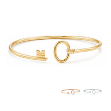 Tiffany Keys drótkarkötő sterling ezüst modern designer ékszer