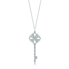Tiffany Keys Tiffany Victoria Key medál nyaklánc körte alakú gyémántokkal DC akció