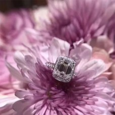 Tiffany Square Crystal Keskeny Gyűrű Népszerű