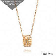 Van Cleef Arpels Pink Gold Perlee Pendant 3 soros