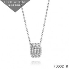 Van Cleef Arpels White Gold Perlee Pendant 3 soros