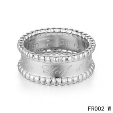 Van Cleef Arpels Perlee Signature gyűrű fehéraranyban