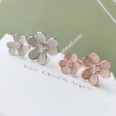 Van Cleef Arpels Frivole Between the Finger gyűrű sárgaarany/fehérarany/rozág arany gyémánttal nagykereskedelemben